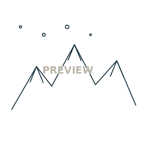 Preview of Alpine Ridge 01 Printable SVG Pattern