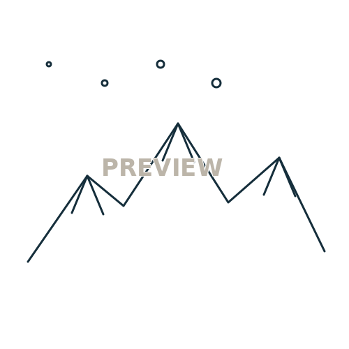 Preview of Alpine Ridge 04 Printable SVG Pattern