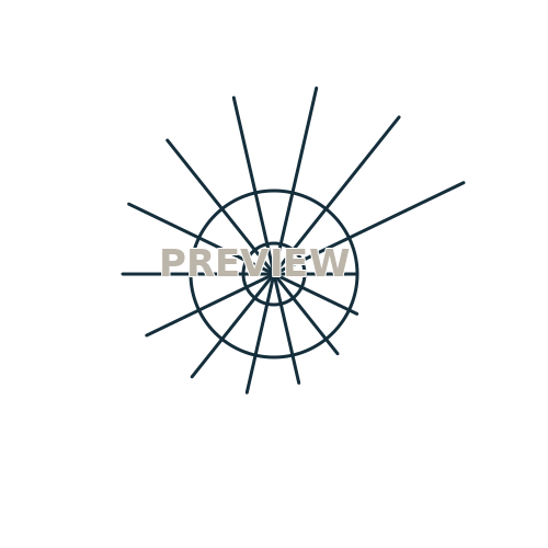 Preview of Sunburst 01 Printable SVG Pattern