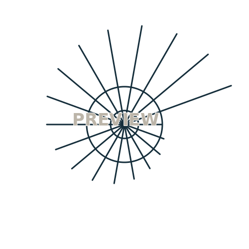 Preview of Sunburst 03 Printable SVG Pattern