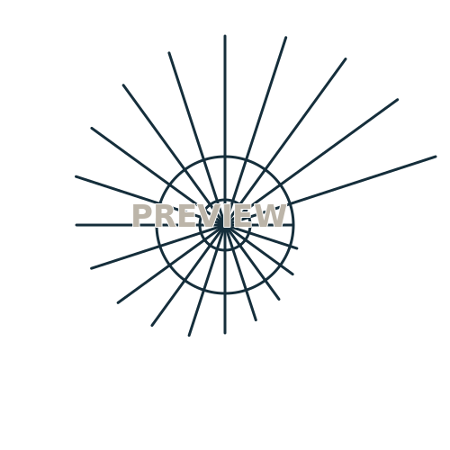 Preview of Sunburst 04 Printable SVG Pattern